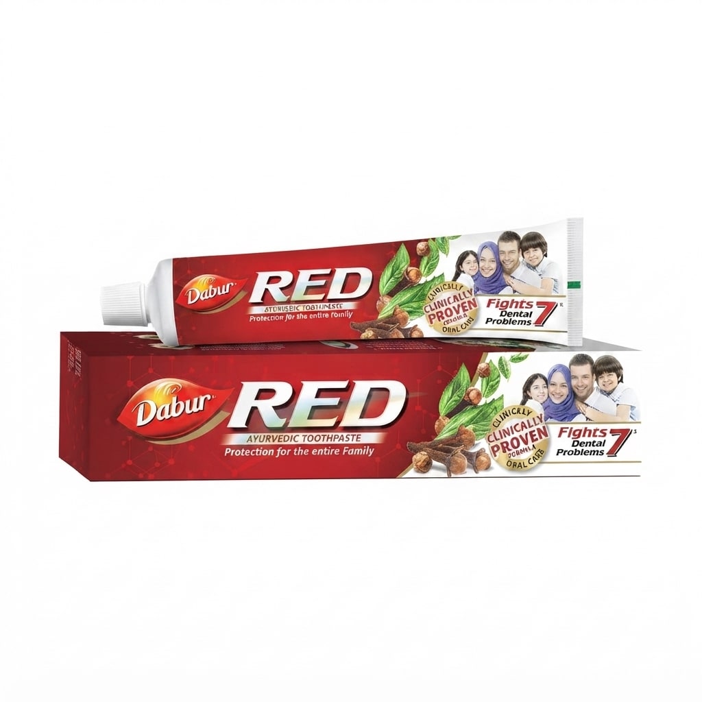 Darbur Red Toothpaste with Brush
