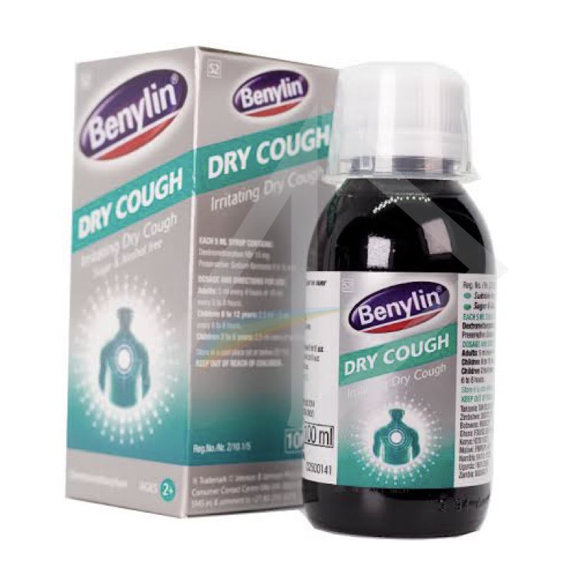 Benylin Dry Cough Syrup, 100mls