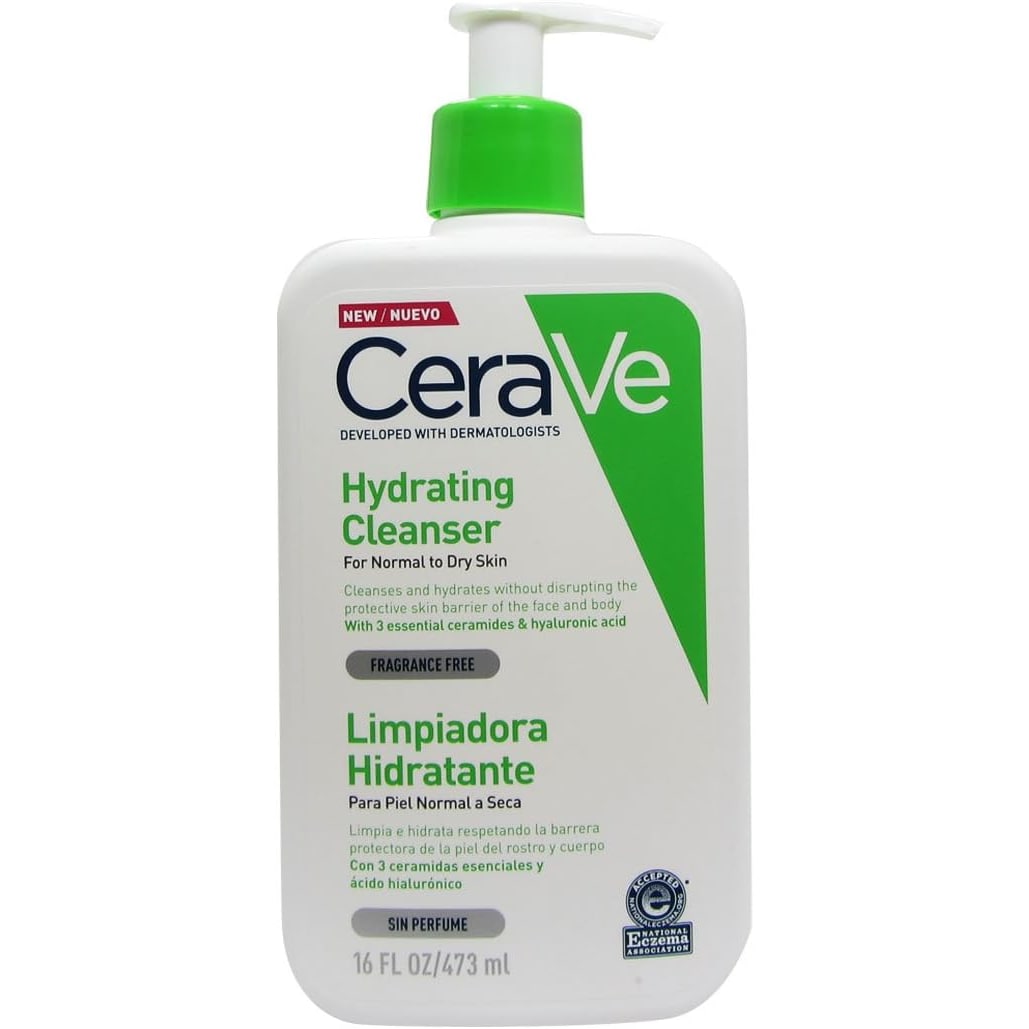 CeraVe Hydrating Facial Cleanser - 473ml Bottle