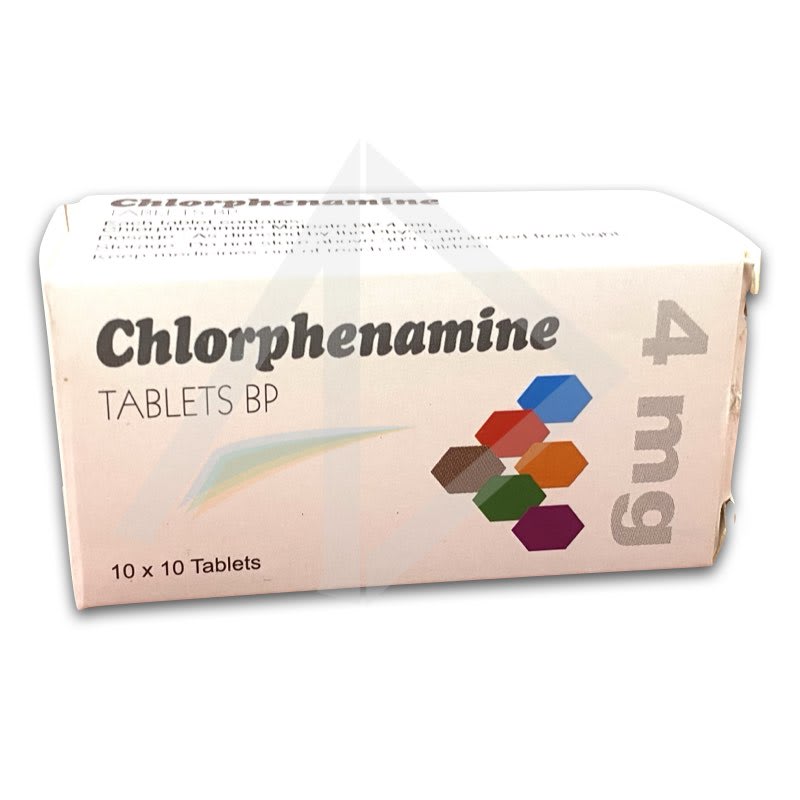 Chlorphenamine 4mg tablets -10’s