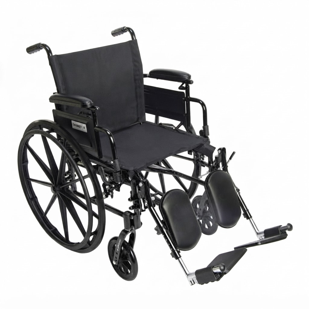 Bariatric Foldable Wheelchair (300 lb Capacity) - 1 Unit