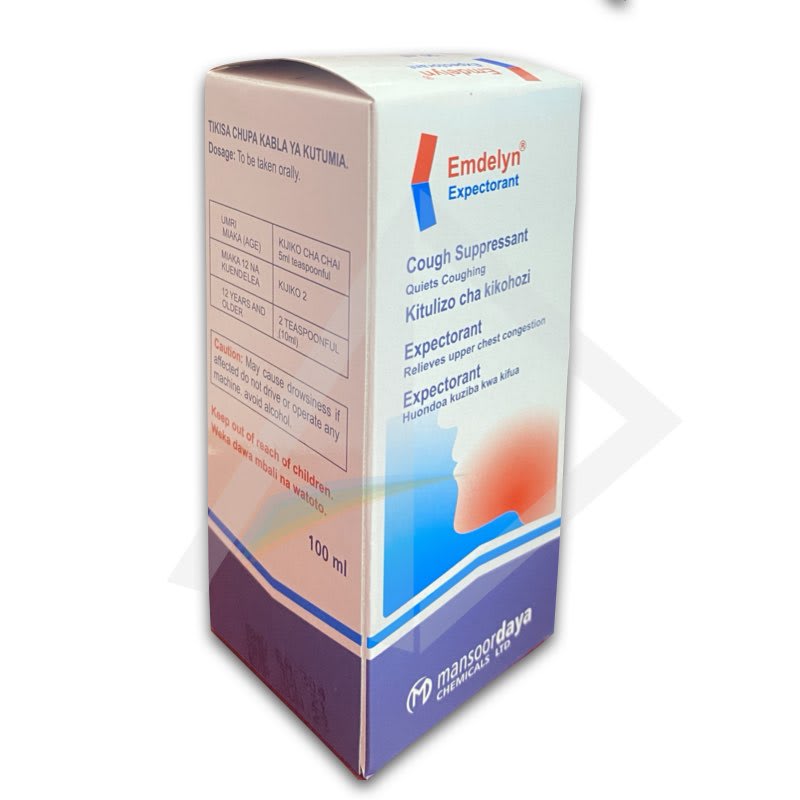 Emdelyn cough expectorant,100mls