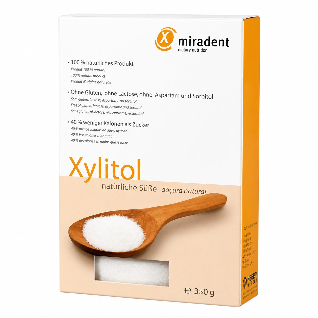 Miradent Xylitol Natural Sugar Drops - 350mg Pack
