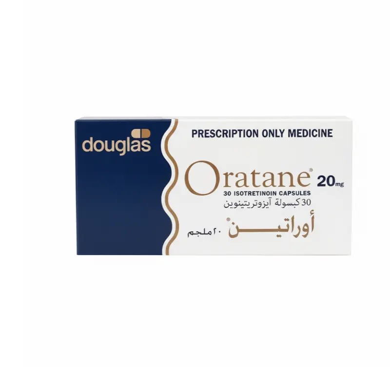 Oratane 20mg Isotretinoin Acne Capsules - 1 Pack of 60 Capsules