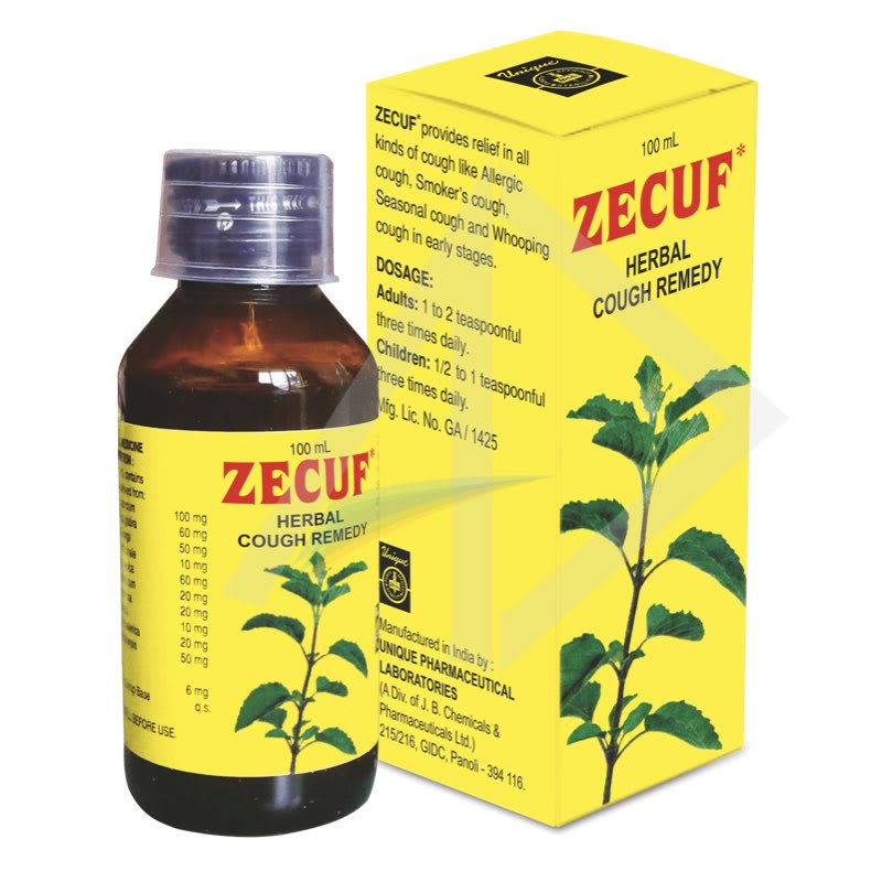 Zecuf  Herbal cough Syrup -100mils