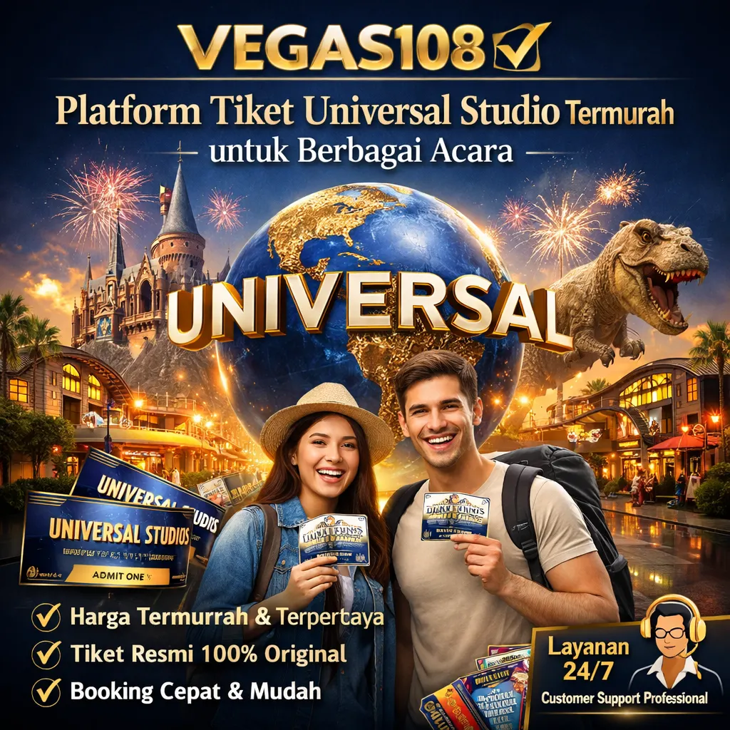 VEGAS108 ✅ Platform Tiket Universal Studio Termurah untuk Berbagai Acara
