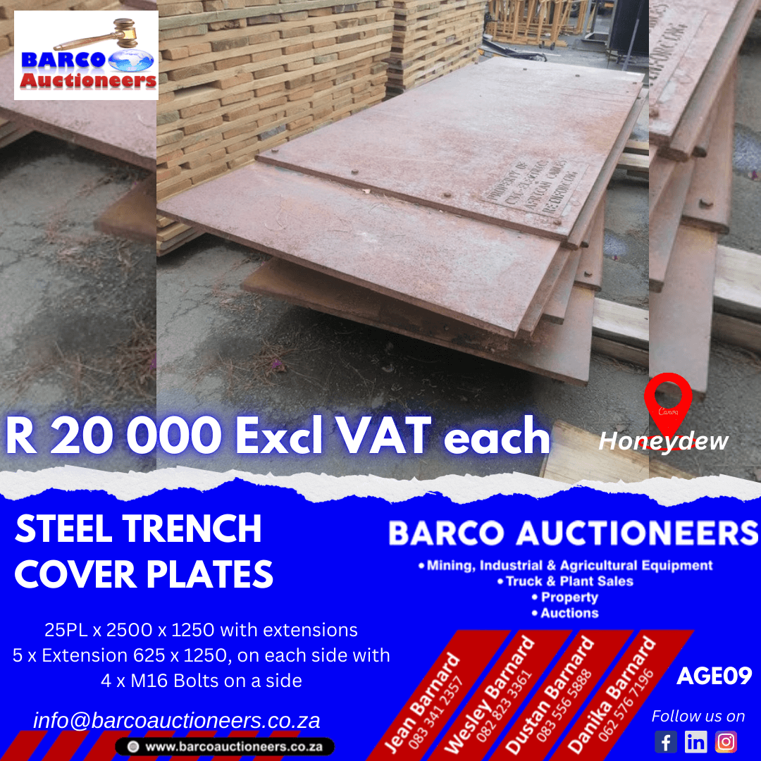 AGE09_Steel Trench Cover Plates