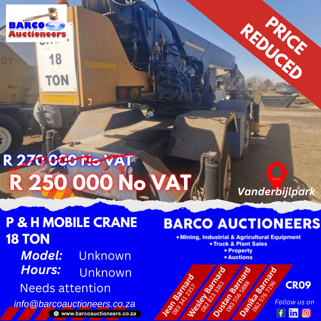 CR09_P&H Mobile Crane 18 Ton