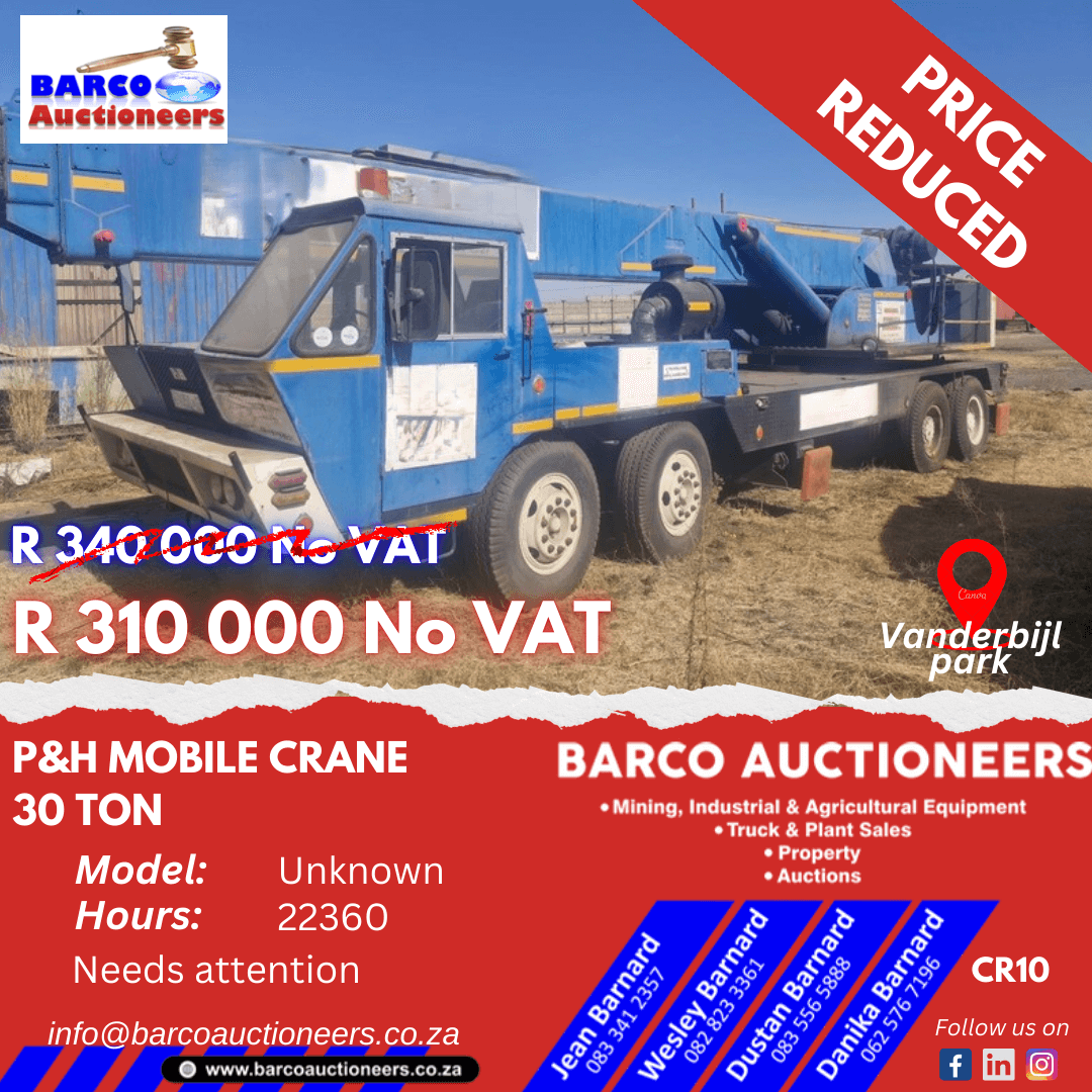 CR10_P&H Mobile Crane 30 Ton