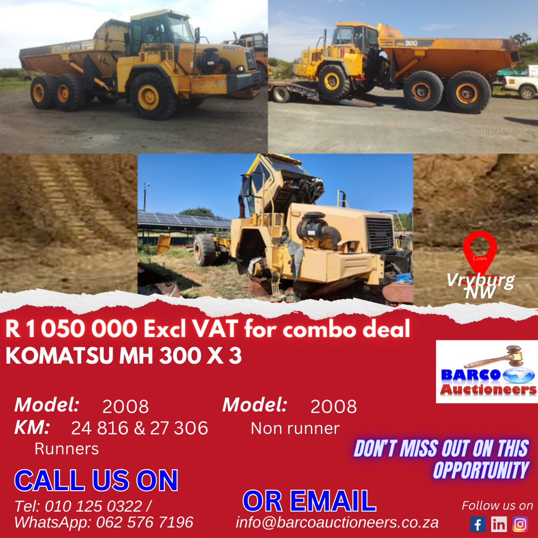 DU21_Komatsu MH 300 x 3