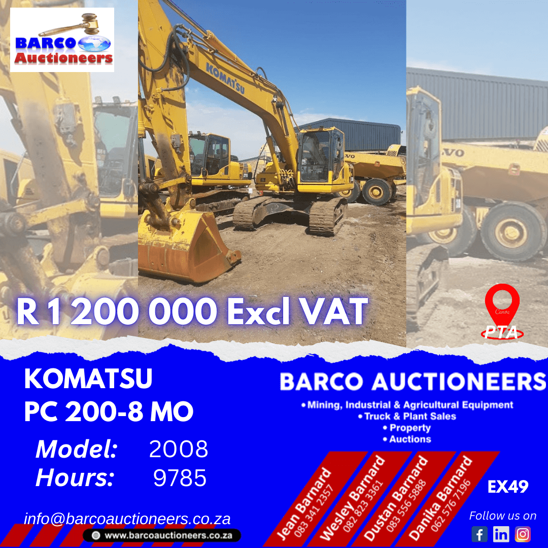 EX49_Komatsu PC 200-8 MO 2008 model