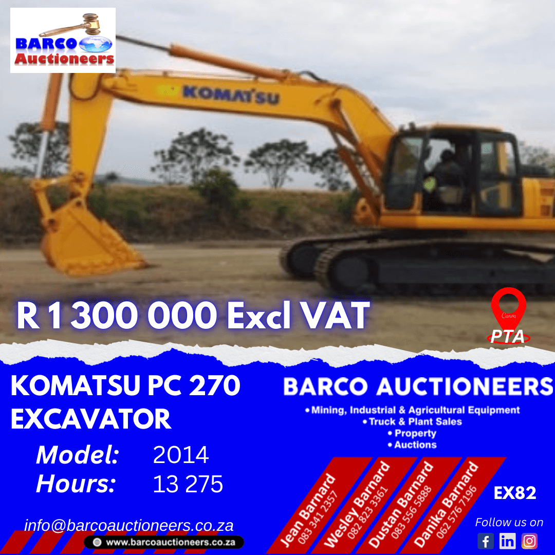 EX82_Komatsu PC 270 2014 model