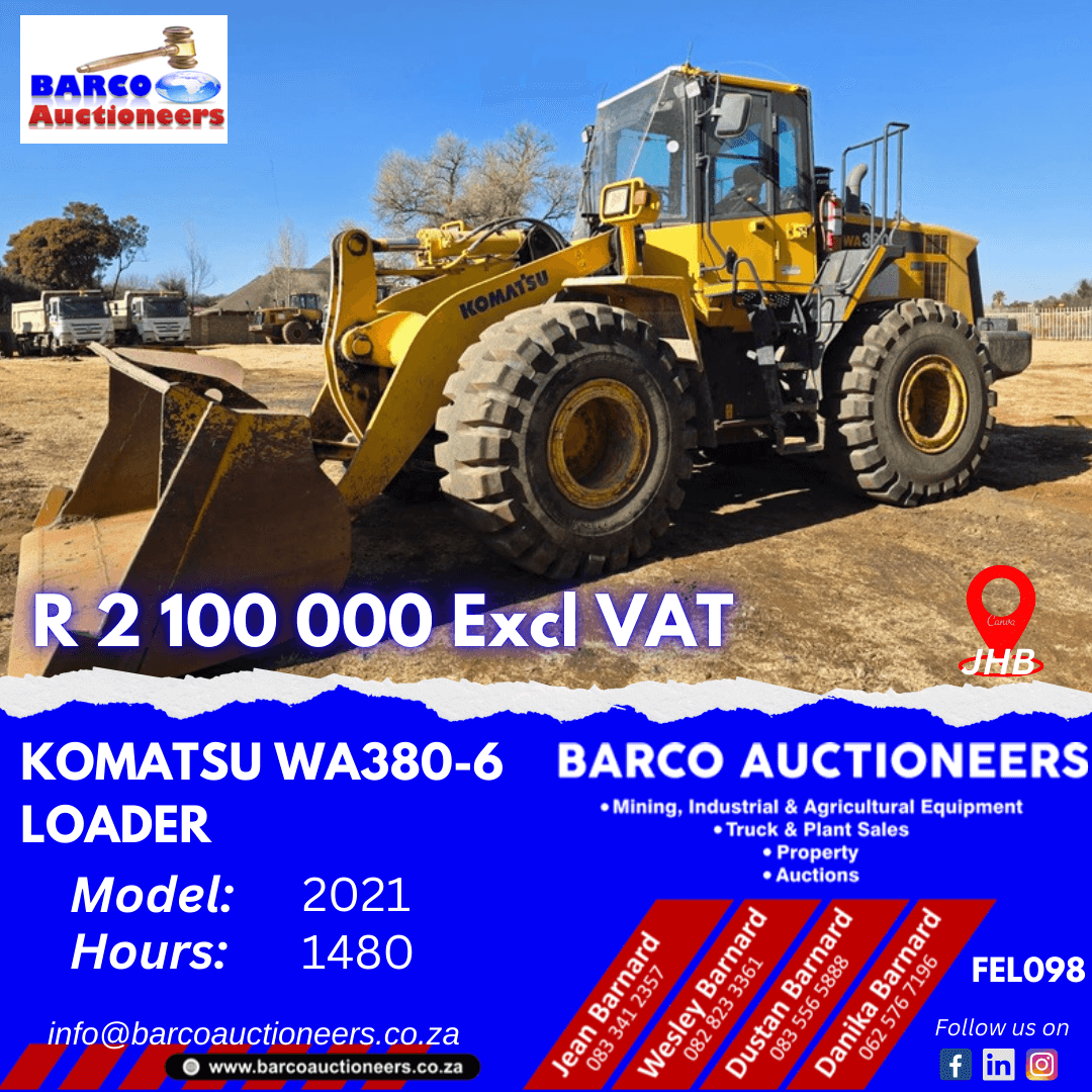 FEL098_Komatsu WA380-6 Loader 2021 model