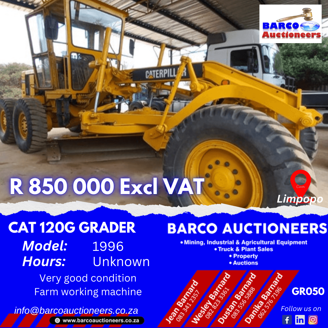 GR050_Cat 120G Grader 1996 model