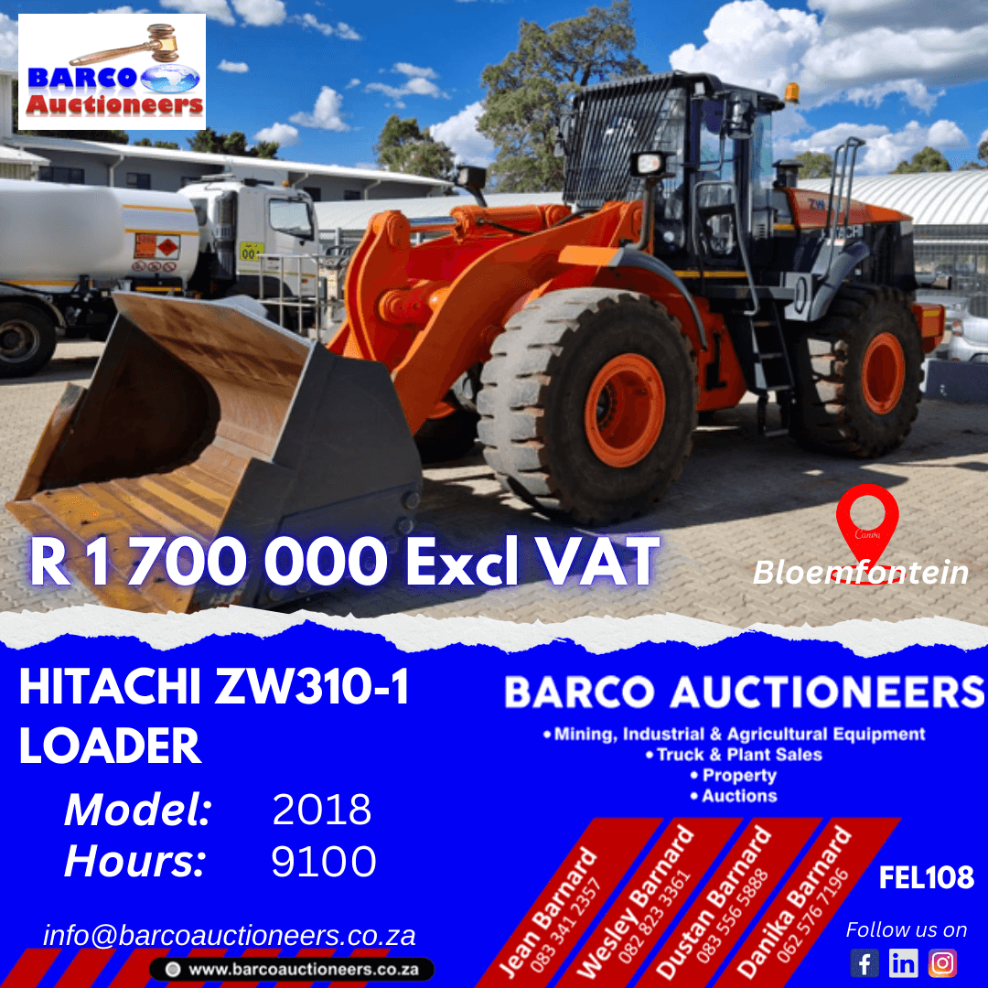 FEL108_Hitachi ZW310-1 Loader 2018 model