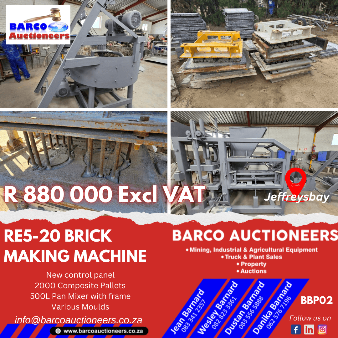 BBP02_RE5-20 Brick making machine