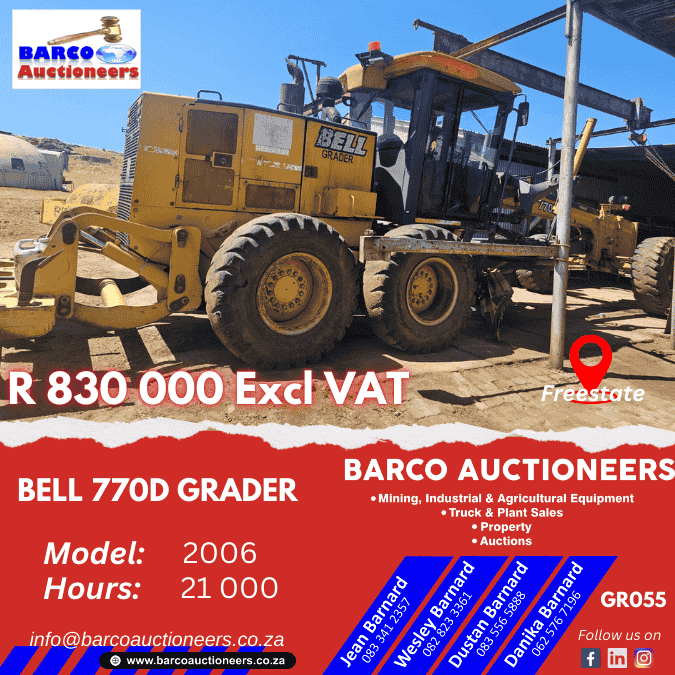 GR055_Bell 770D Grader 2006 model
