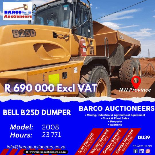 DU39_Bell B25D Dumper 2008 model