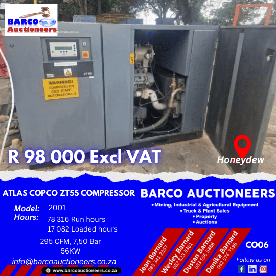 CO06 ATLAS COPCO ZT55 Compressor