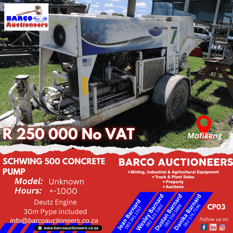 CP03_Schwing 500 Concrete Pump