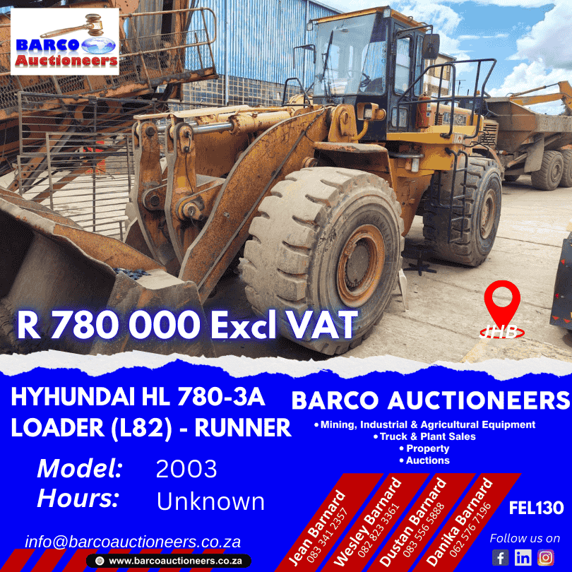 FEL130_Hyhundai HL 780-3A Loader 2003 Model