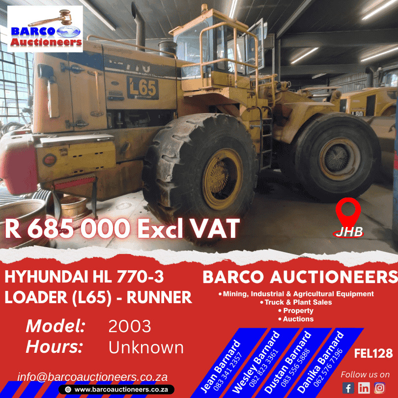 FEL128_Hyhundai HL 770-3 Loader 2003 Model