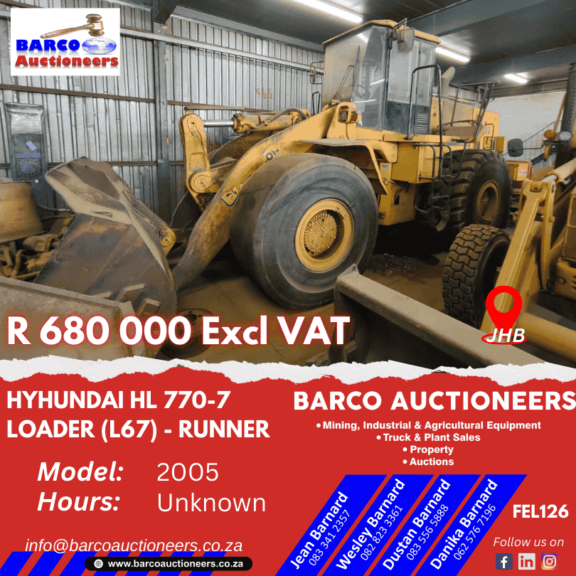 FEL126_Hyhundai HL 770-7 Loader 2005 Model