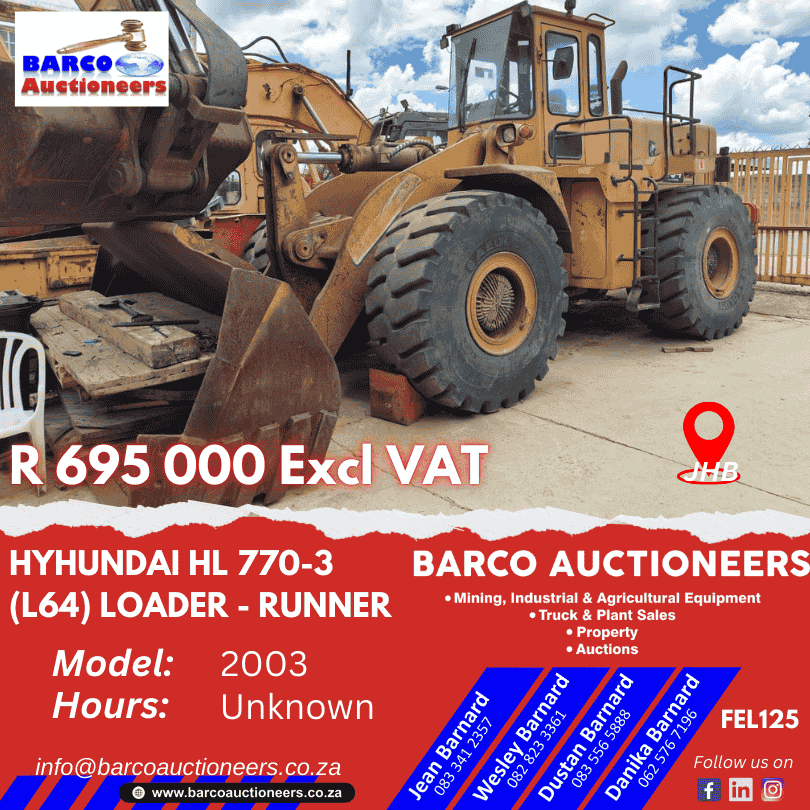 FEL125_Hyhundai HL 770-3 (L64) Loader 2003 Model
