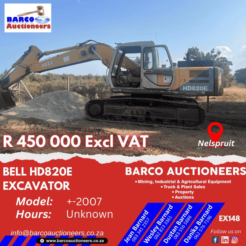 EX148_Bell HD820E Excavator +-2007 model