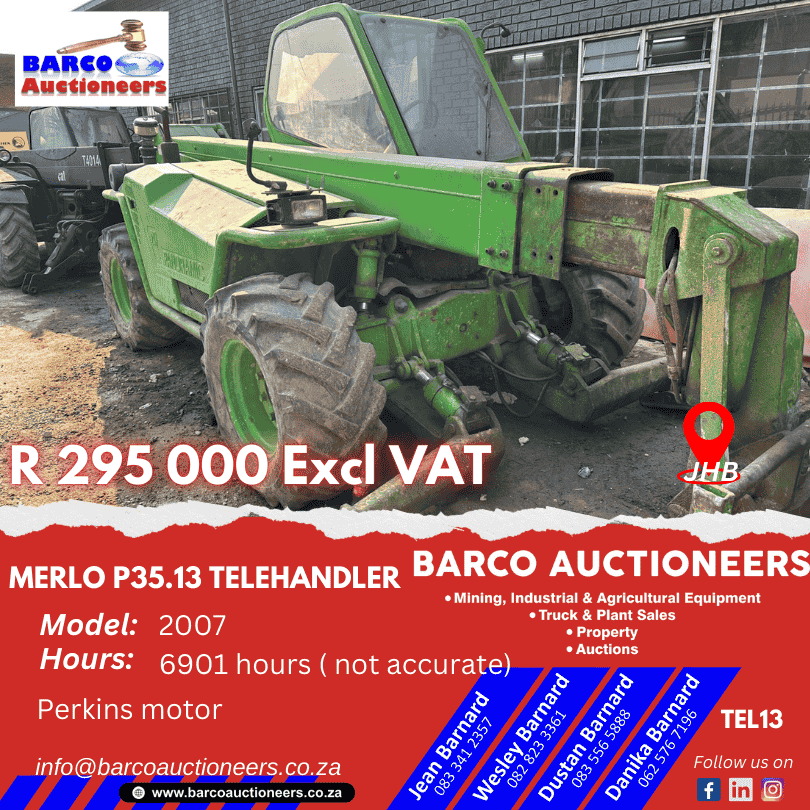 TEL13_Merlo P35.13 Telehandler 2007 model
