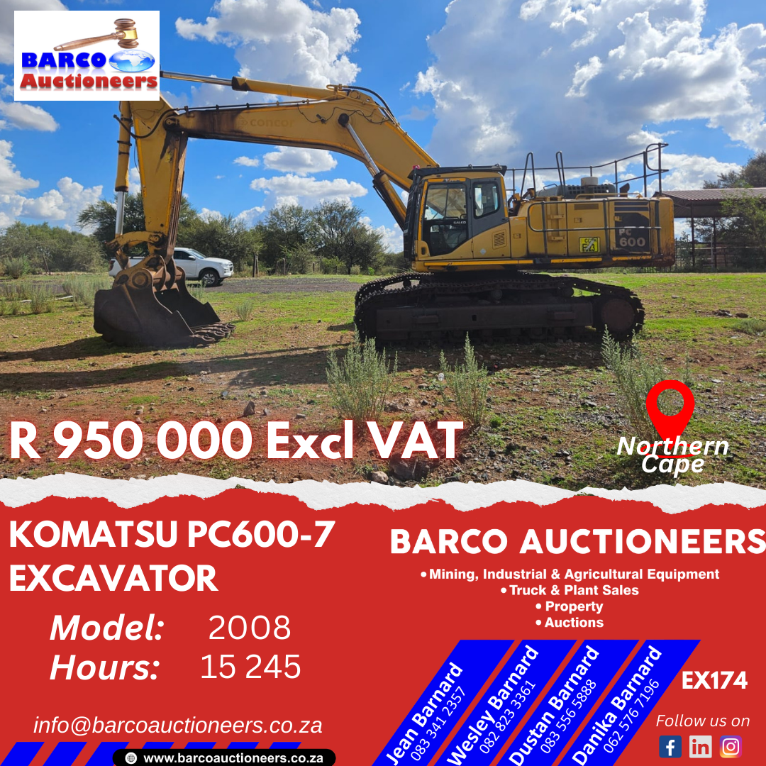 EX174_Komatsu PC600-7 Excavator 2008 model