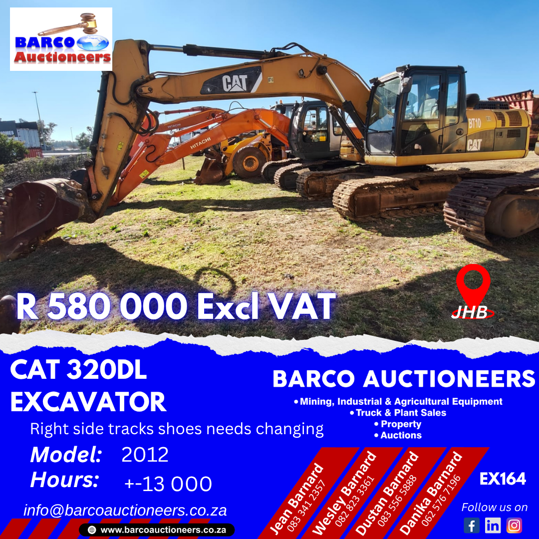 EX164_Cat 320DL 20 Ton Excavator 2012 model