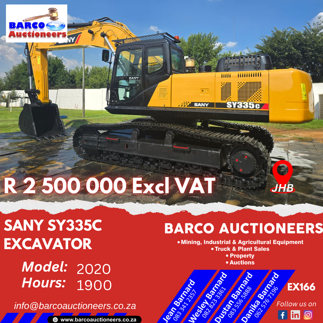 EX166_Sany SY335C Excavator 2020 model