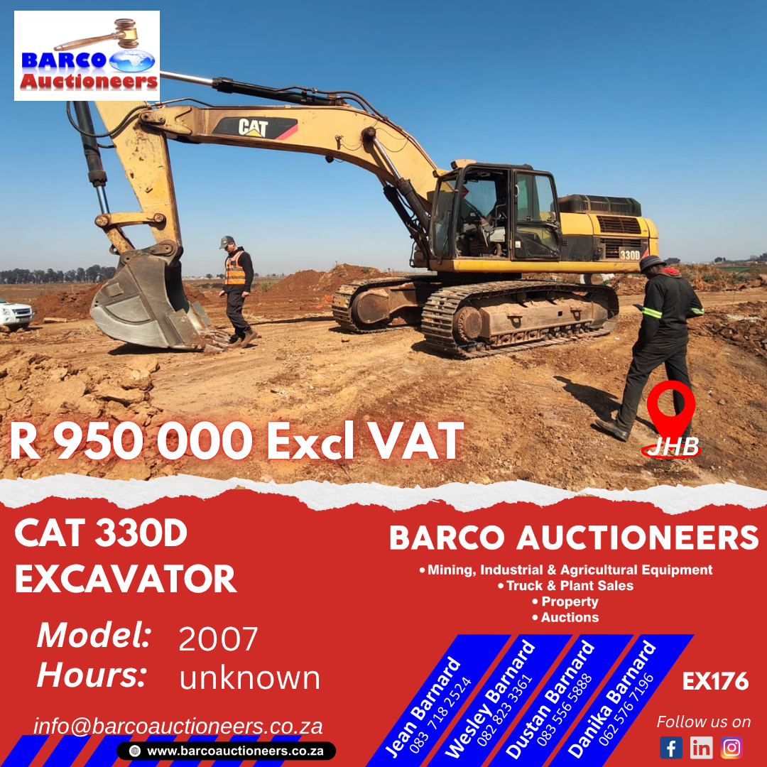 EX176_Cat 330D Excavator 2007 model