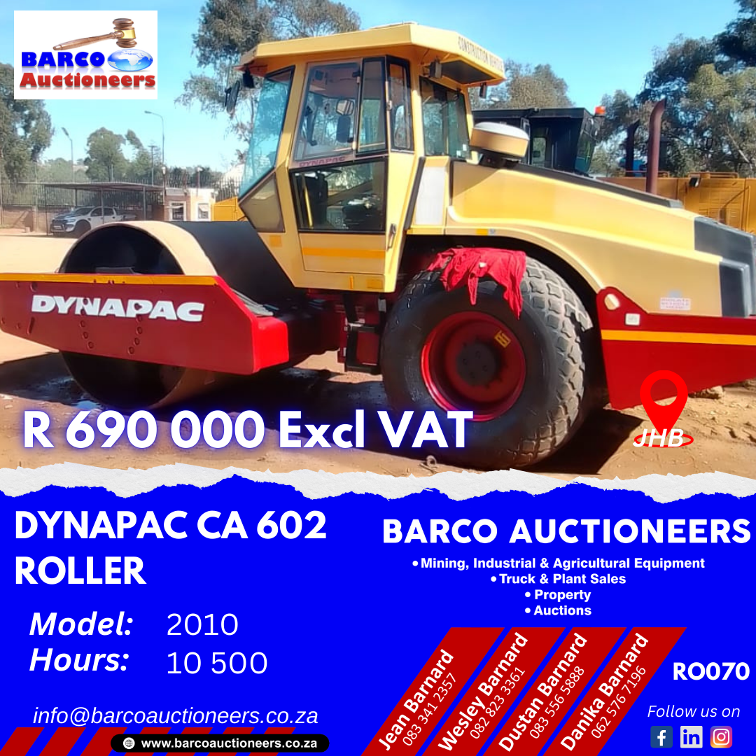 RO070_Dynapac CA 602 Roller	2010 model