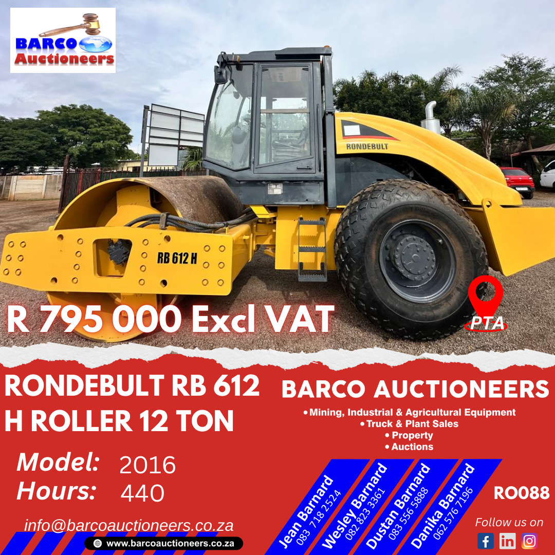 RO088_Rondebult RB 612 H Roller_12 ton roller