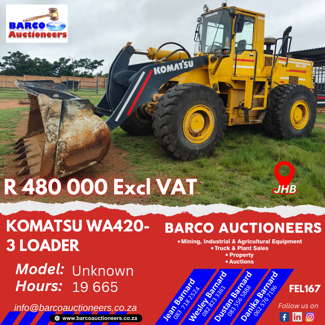FEL167_Komatsu WA420-3 Loader Year unknown