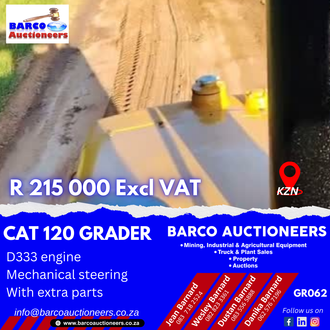 GR062_Cat 120 grader D333 engine