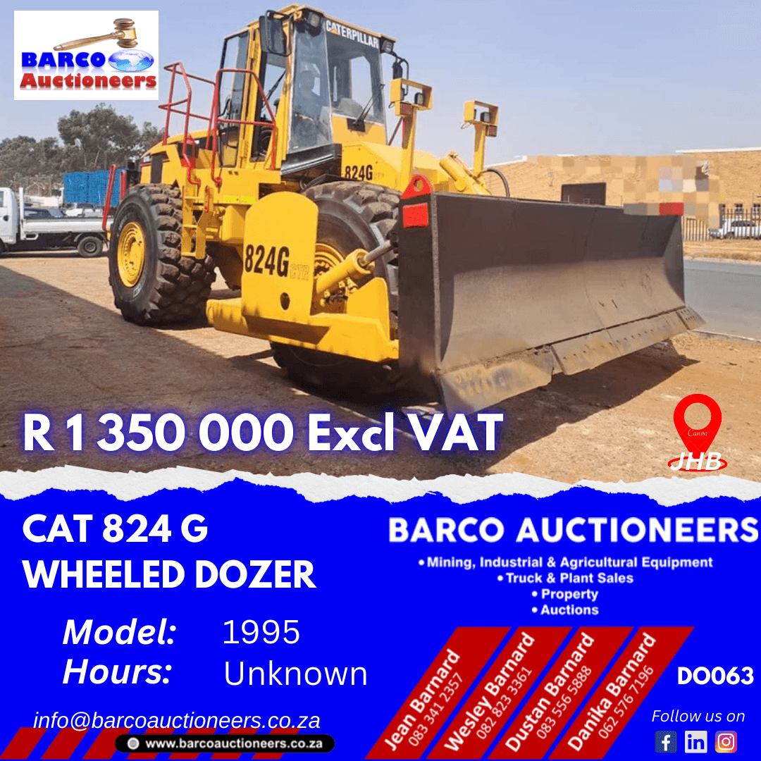 DO063_Cat 824 G Wheeled Dozer 1995 model