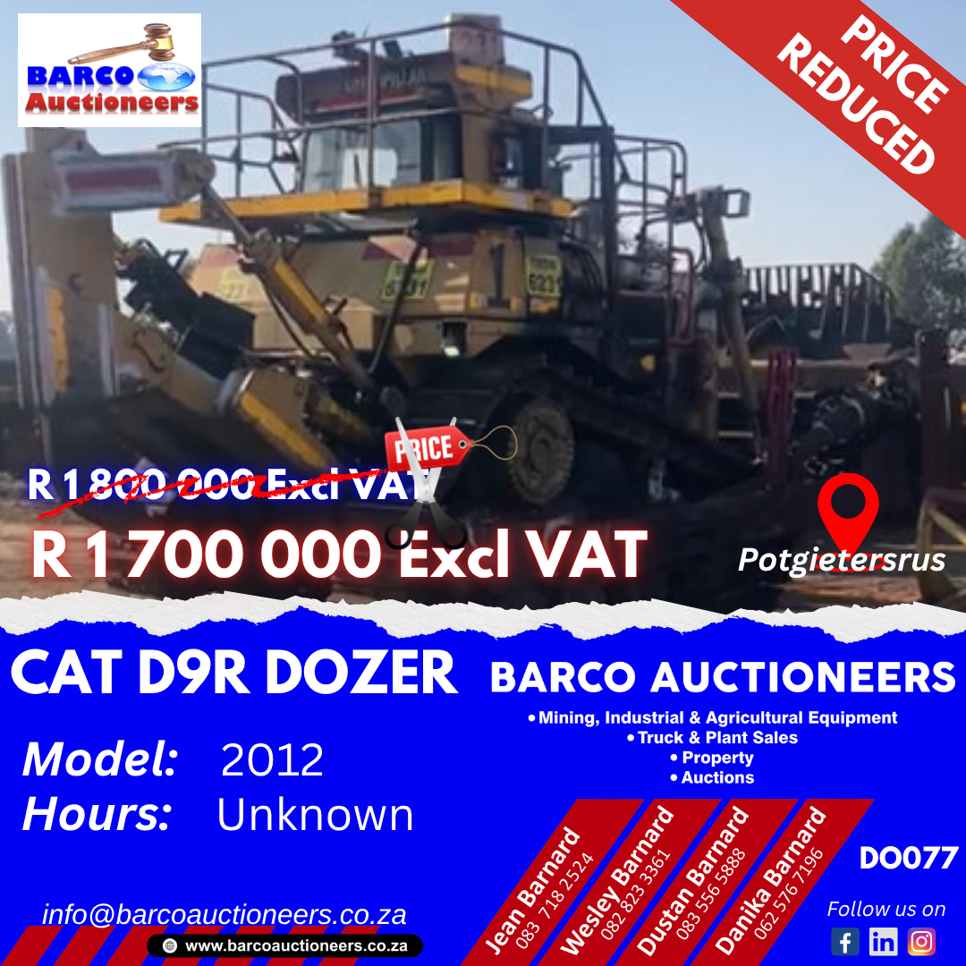 DO077_CAT D9R Dozer Model 2012