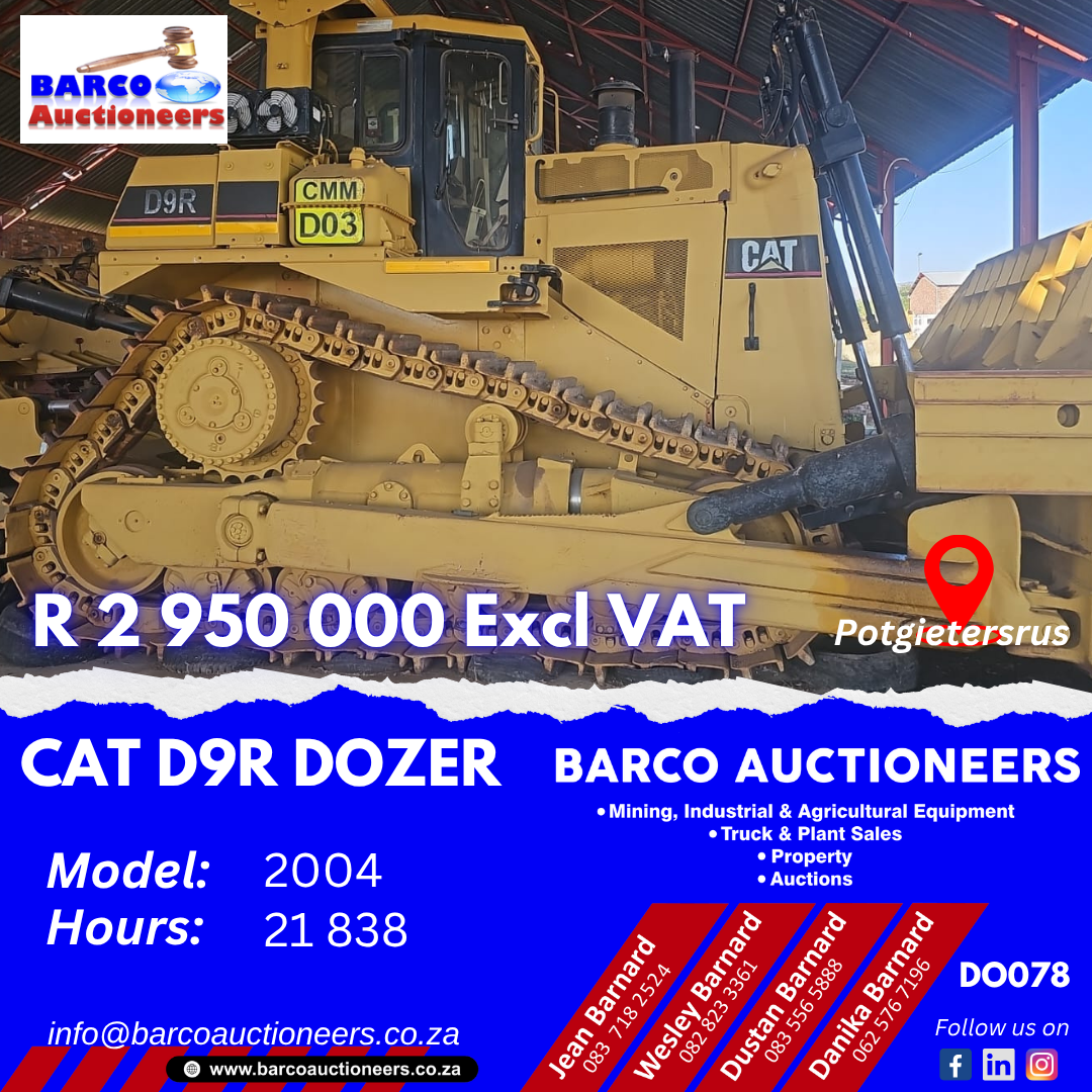 DO078_CAT D9R Dozer Model 2004