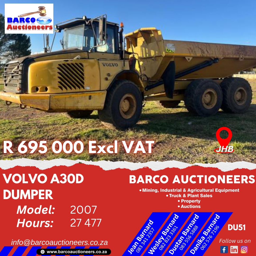 DU51_Volvo A30D Dumper 2007 model