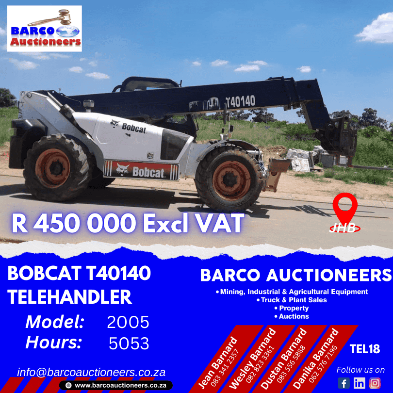 TEL18_Bobcat T40140 Telehandler 2005 model