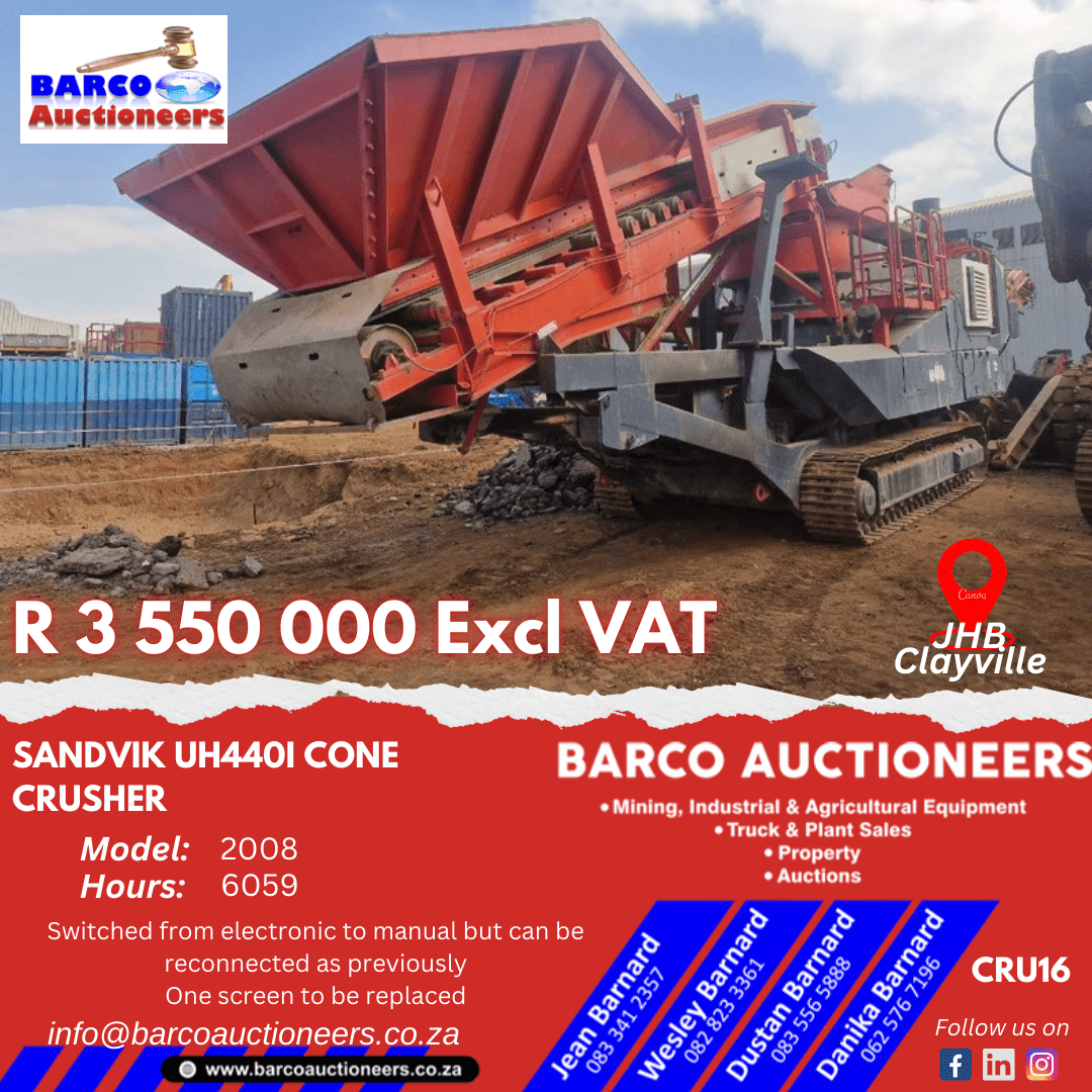 CRU16_Sandvik UH440i Cone Crusher 2008 model