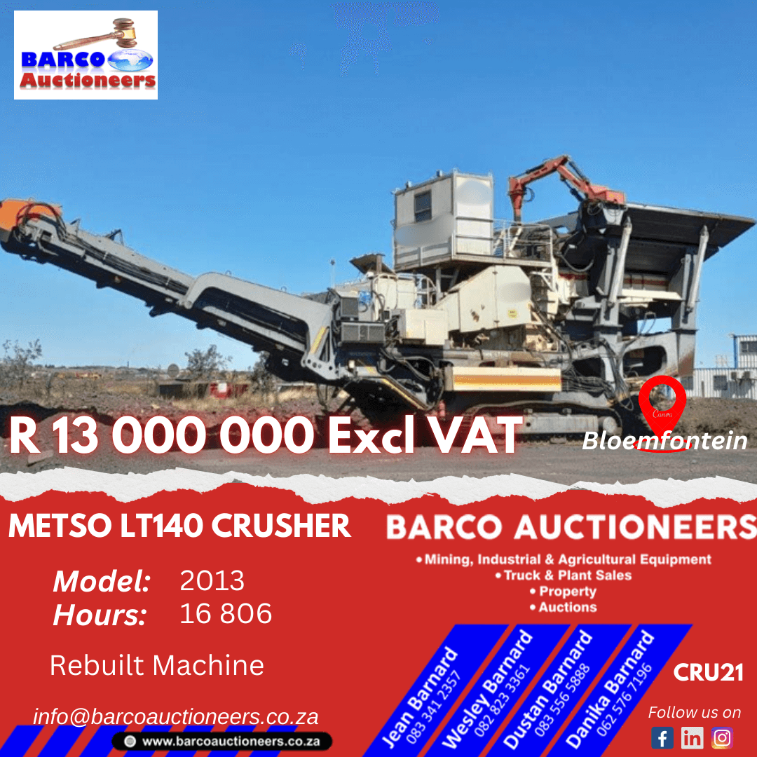 CRU21_Metso LT140 Crusher 2013 model