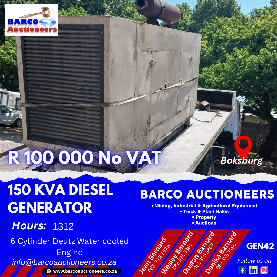 GEN42_150 kva Diesel Generator 6 Cylinder