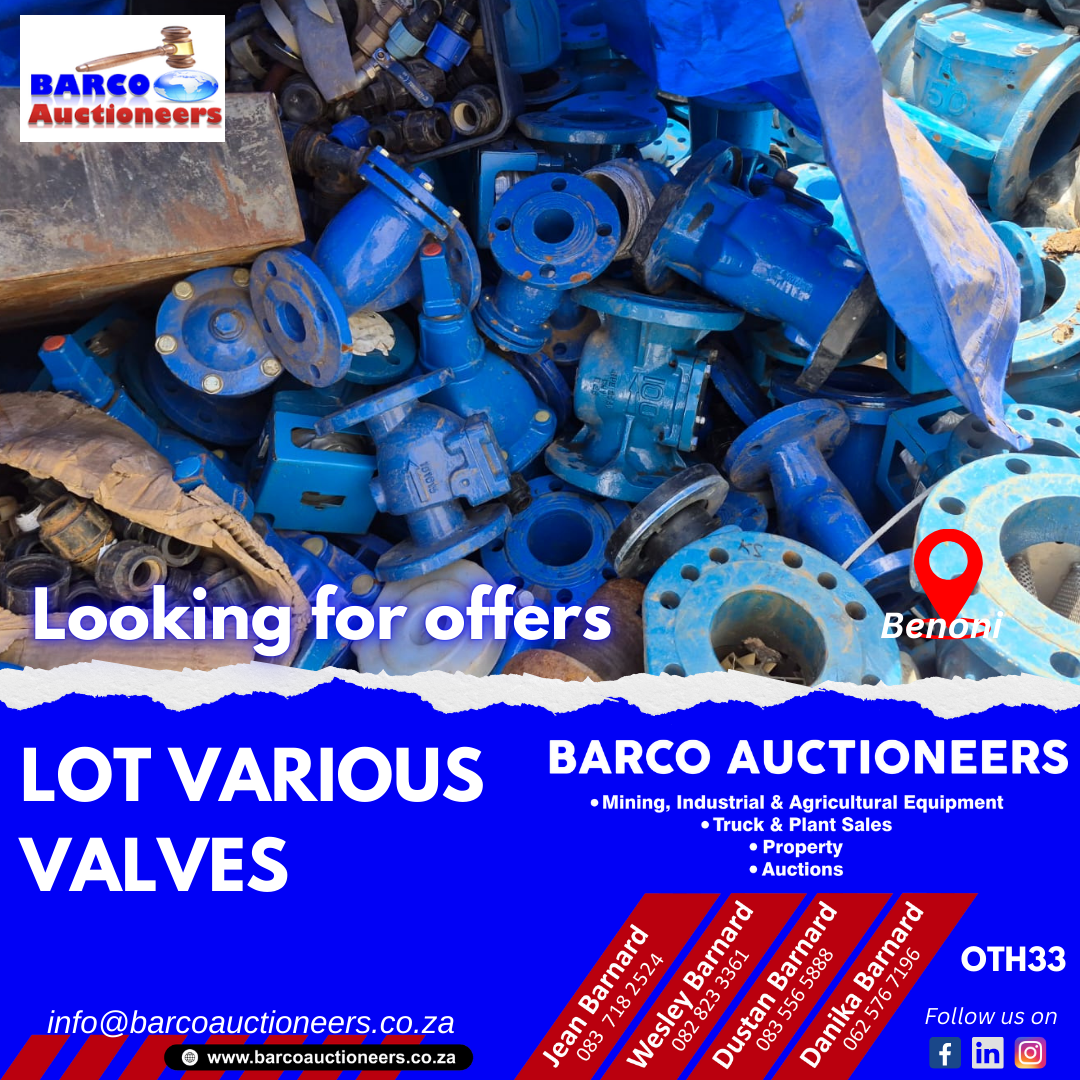 OTH33_Various valves Benoni