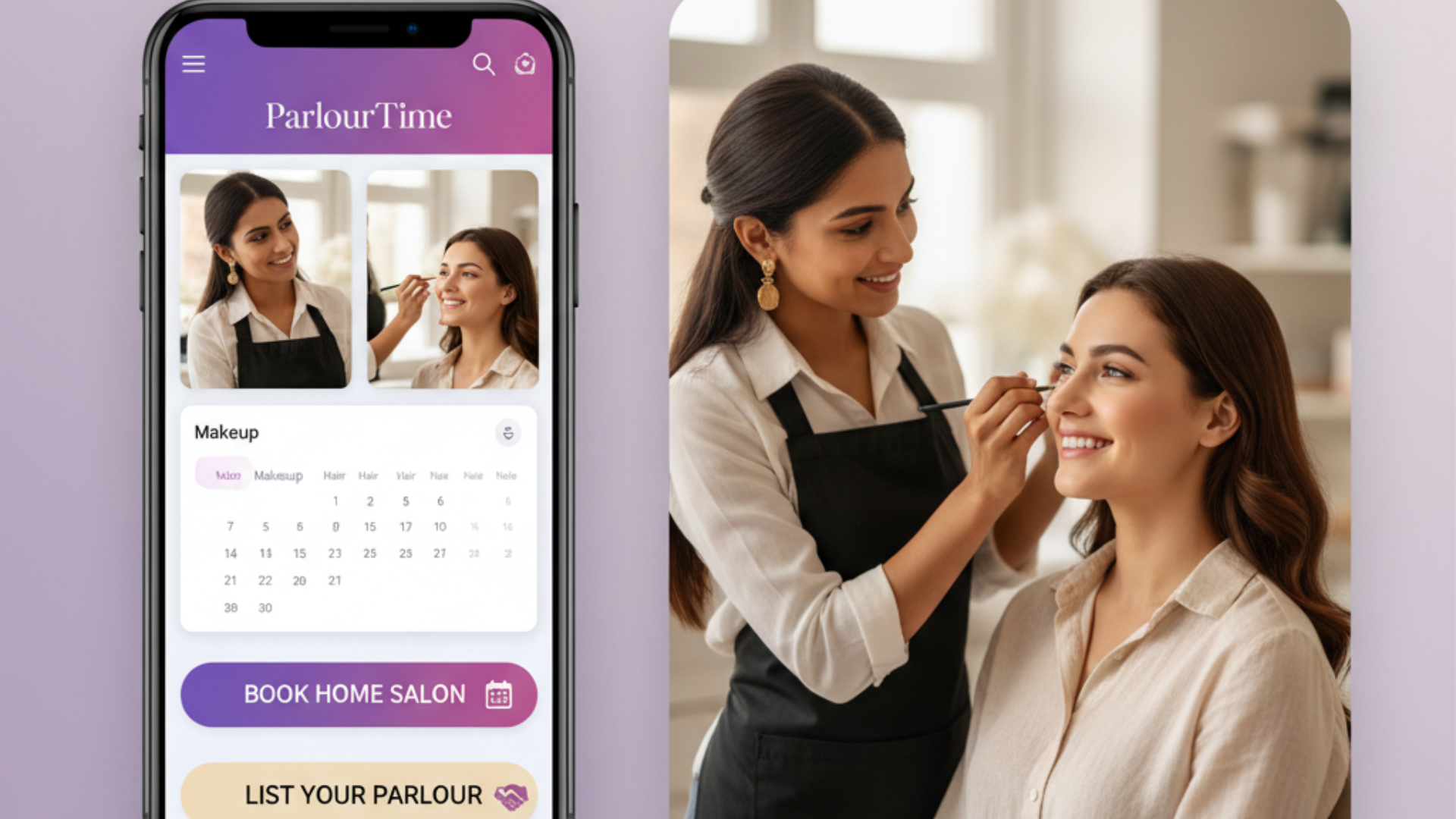 Find Best Beauty Parlour Near Me for Modern Saree Makeup