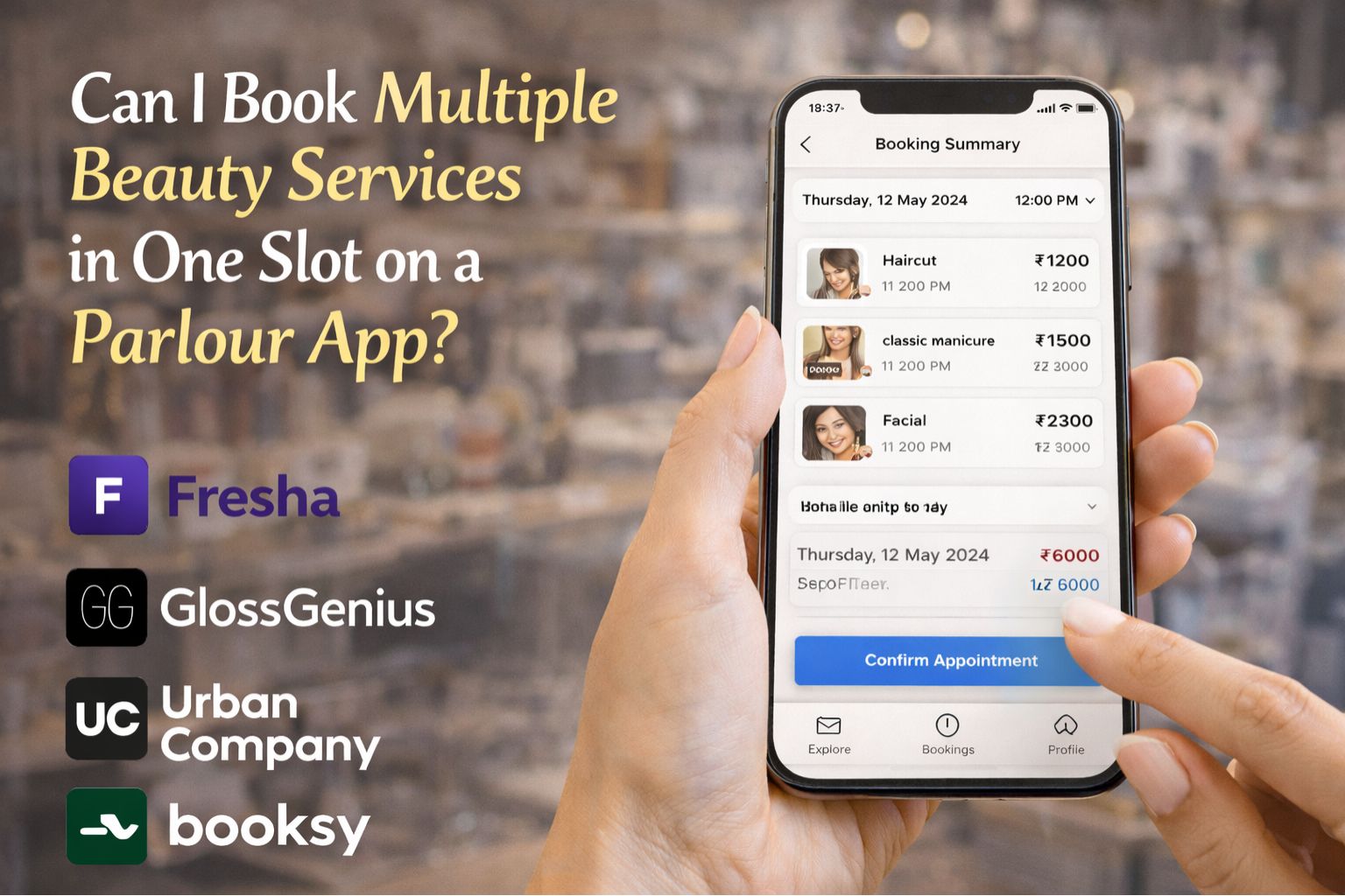 Can I Book Multiple Beauty Services Same Slot on Parlour App