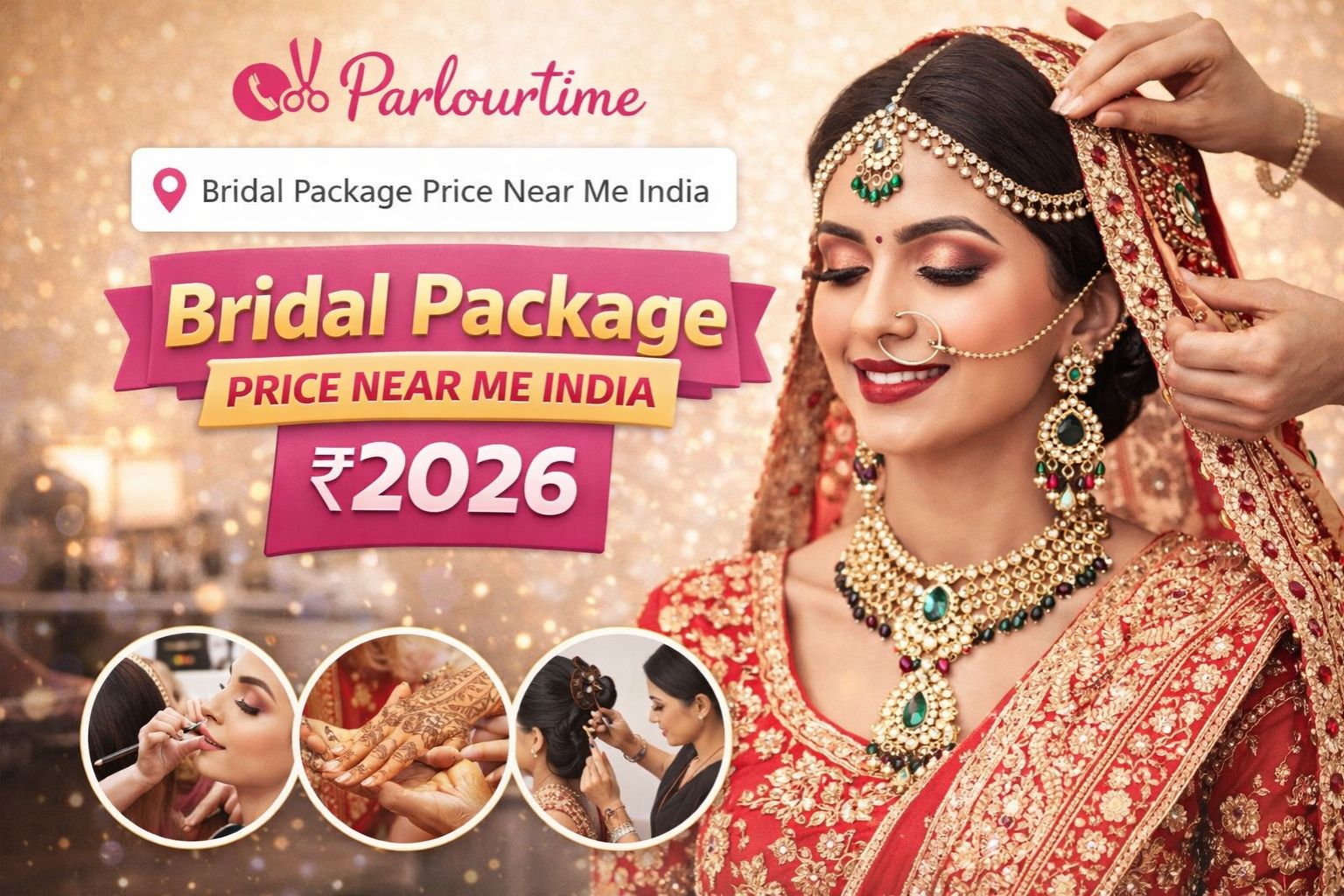 Parlourtime Bridal Package Price Near Me India 2026